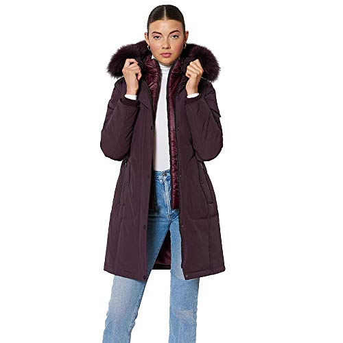 Amazon.com: 1 Madison Women's Warm Winter Parka with Fox Fur Amazon.com: 1 Madison Women's Warm Winter Parka with Fox Fur