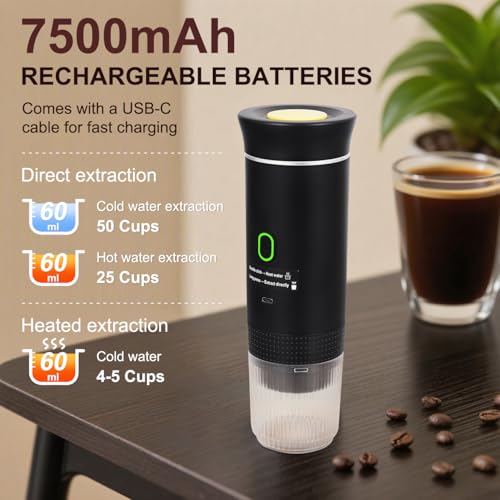 Image of Portable Espresso Machine and Coffee Grinder