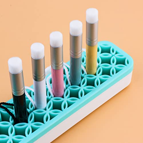 Yoseng 15 Pieces Mini Detailed Ink Blending Brushes For Card Making,Small Blender Art Blending Tool With Holder Sets,Use With Intricate Stencils,Deal With Small Details（Brush Head 0.5 Inches） #TOP4