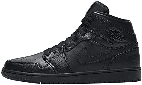Amazon.com: Nike Hombres Air Jordan 1 Mid 'Triple Black' Zapatos De  Basquetbol Tamaño 11.5 US : Ropa, Zapatos y Joyería
