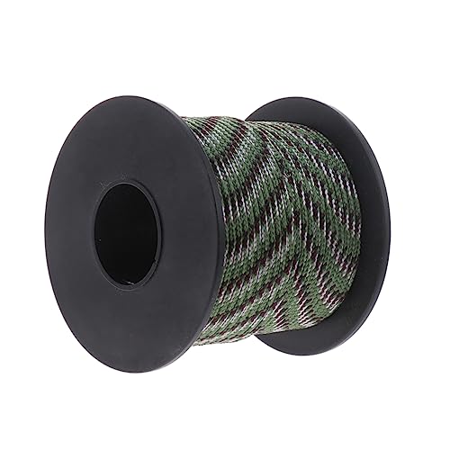 NULYLU Reflective Outdoor Tent Fix Rope for Camping and Hiking Durable Weather Resistant Guy Lines with Strong Pulling Force Portable Clothesline Rope Bright Green