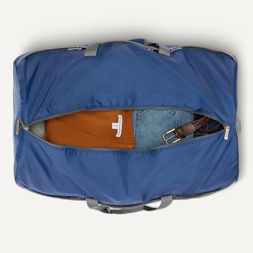 Amazon Essentials Extra Large Foldable Nylon Duffel Bag for Travel/Storage with Zippered Pockets, 32.4", 150L, 50-LBS Capacity, Navy Blue (Previously Amazon Basics) by Amazon Essentials - Image 4