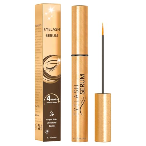 Image of Lash Serum for Eyelash Growth, Peptide Eyelash Growth Serum for Longer, Fuller & Thicker-Looking Lashes, Gentle Vegan Formula for Sensitive Eyes 6mL