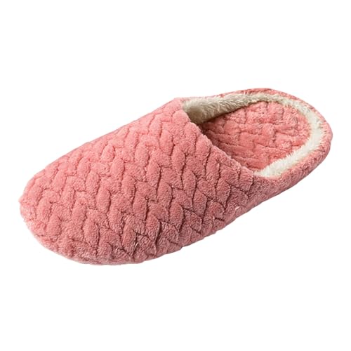Women's Men's Slippers Cozy Fuzzy House Shoes Winter Warm Memory Foam Slipper for Indoor Comfortable Wear Faux Fur Cute Fluffy Clogs for Family Couple Adult