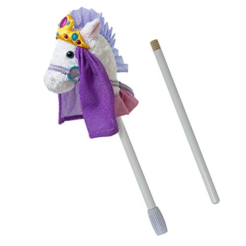 Image of Mary Meyer Hobby Horse Toy Fancy Prancer Stick Horses, 33-Inches Tall, Princess Pony