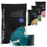 SELAS Cera Depilatoria Dischi 1kg Blu – Cera Brasiliana a Caldo Senza Strisce per Ceretta Viso e Corpo, Pelli Sensibili, Dischi Professionali Alta Qualità, Hard Wax per Uso Completo