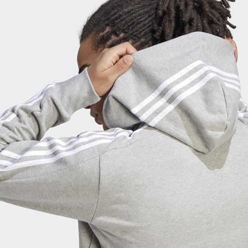 Image of adidas Men M 3S FT FZ HD Gym & Training hooded track top
