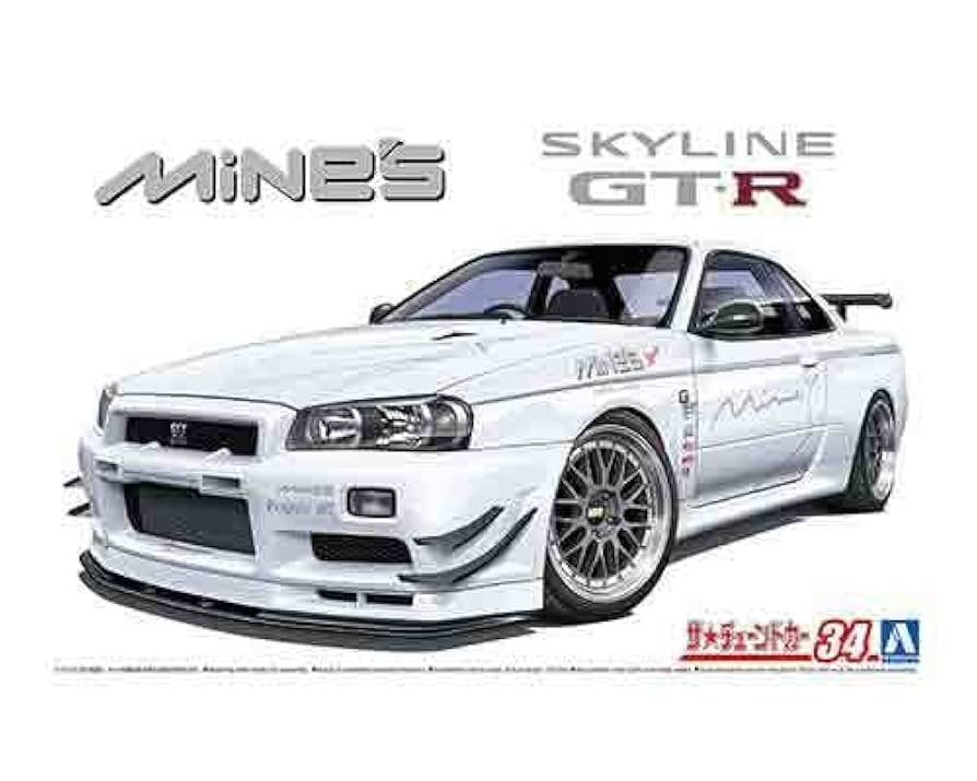 Amazon | 1/24 アオシマ TUNED34 マインズ BNR34 スカイライン