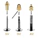 SZSHIMAO Bike Pump Adapter Bicycle Valve Adapter (DV/AV/SV) Bicycle Pump Adapter Ball...