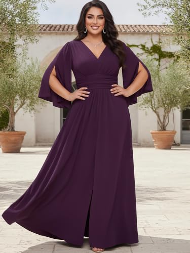 Image of KOH KOH Womens Long Bridesmaid Semi Formal Wedding Guest Maxi Dress Gown
