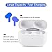 Wireless Charging Case Compatible with Airpods Pro 2nd and 1st Generation, Replacement Charger Case Only with Bluetooth Pairing Sync Button No Earbuds - White