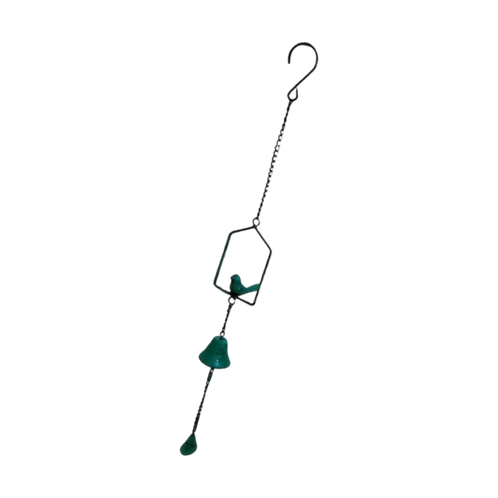 Bird Wind Chimes for Outside, Cast Iron Bird Wind Bells Outdoor Hanging Decorations for Garden, Patios, Backyard or Porch Cast Iron Windchime