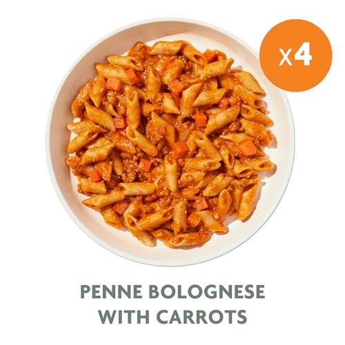 Image of Nurture Life Kids Meals, Healthy Toddler, Kid & Baby Food 4 Meal Pack, Pasta Penne Bolognese w /Carrots, Hidden Veggies, Freshly Made Organic Focus, Ready to Eat Meals & Snacks, Refrigerated Delivery