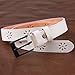 Produktbild HAIPAITX  Qualität Floral ausgehöhlten Damen White Belt Dornschließe Metall Vintage Gürtel für Frauen Jeans ,White,95cm