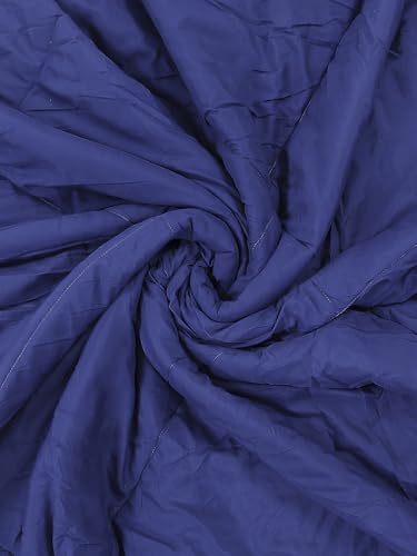 Image of Monte Carlo Polyester Comforter Double Bed | 200 GSM Lightweight & Reversible | Soft Quilt for Mild Winter | Easy Care All Season Comforter (Blue /Maroon) | 87 x 94 Inches