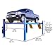 ATLAS Automotive Equipment 414 Commercial Grade 4-Post Vehicle Lift, 10’ Minimum Height, 14,000lb Capacity, Extra Tall/Wide/Long, Diamond Plated Runways, Air Operated Single Point Lock Release, 220V