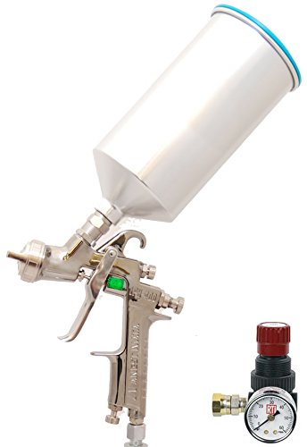 Iwata 5553 LPH400-Lv HVLP Spray Gun 1.4mm Auto Car Paint-Clear Including Regulator