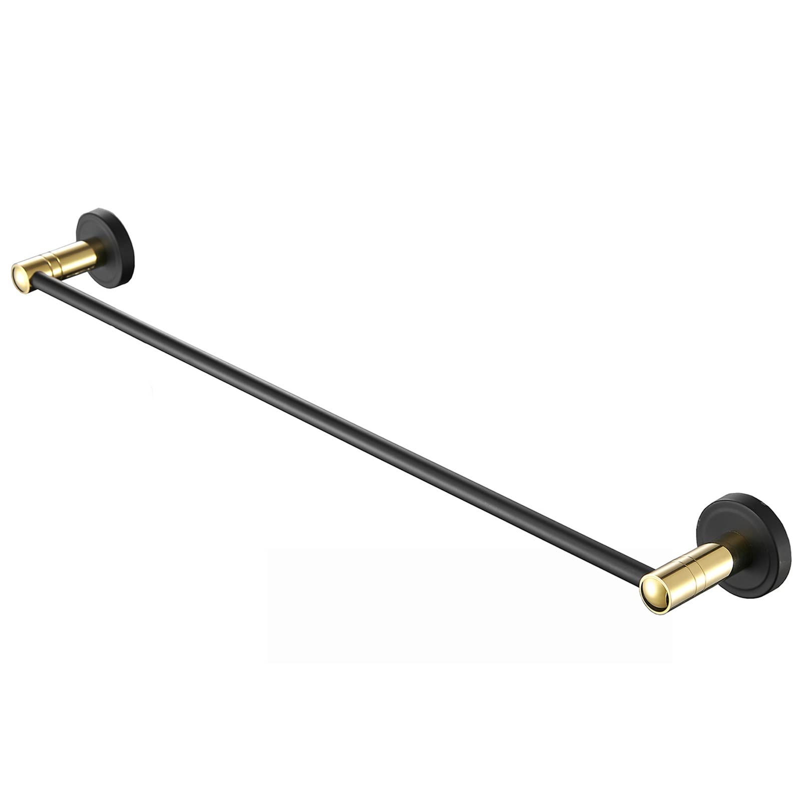 VASDEV Toallero Oro Cepillado 60 cm Soporte para Toallas de Mano Barra Soportes para baños para baños Colgador para paños de Cocina Acero Inoxidable A Prueba de óxido Montado en la Pared