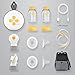 Medela Breast Pump | Swing Maxi Double Electric | Portable Breast Pump | USB-C Rechargeable | Bluetooth | Closed System | with Carry Bag