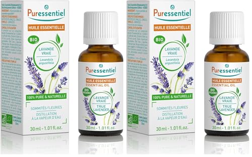 Huile essentielle lavande vraie bio Puressentiel sommeil réparateur