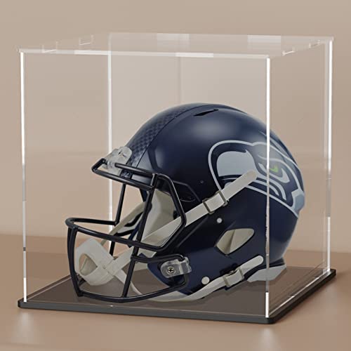 Acrylic display case 12x12x12 with black base