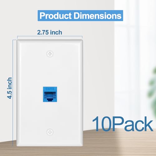Prise murale Ethernet Cat6 RJ45 pour résoudre les problèmes de connexion Wi-Fi lente