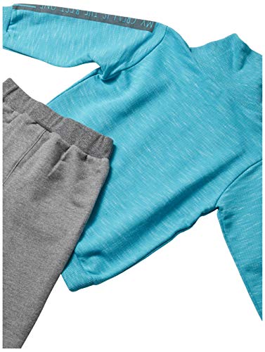 Conjunto Casaco e Calça Moletom Up Baby Meninos, Azul, 03