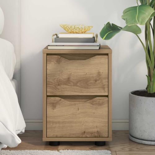 Table de chevet compacte en bois Mangloder pour optimiser les petits espaces