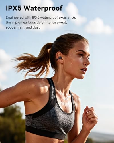SoundPEATS PearlClip Pro - Low Latency Open Ear Clip-on Earbuds - Black - image 5