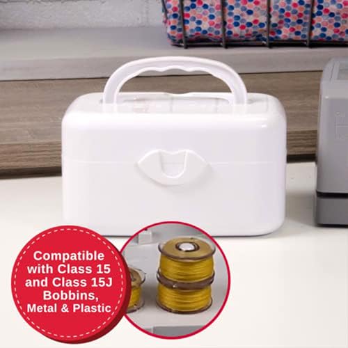 Image of SINGER Portable Bobbin Winder | Compact & Easy-to-Use Bobbin Winding Machine with Automatic Shut-Off | Compatible with Class 15 & 15J Bobbins