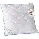 PROCAVE TopCoolKissen Kochfest 60x60 cm, Qualitäts-Stepp-Kissen, atmungsaktiv für...