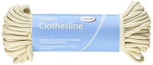 Whitmor 6198-920 Baumwoll-Wäscheleine 100 Fuß