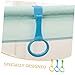 Generic 6pcs Crib Sling Fence Cribs Cot Doll Crib Nursery Pull Rings Walking Assistant Pull up Rings Crib Rings Plastic Dedicated Auxiliary Tool, 20.00X9.00X3.00CM