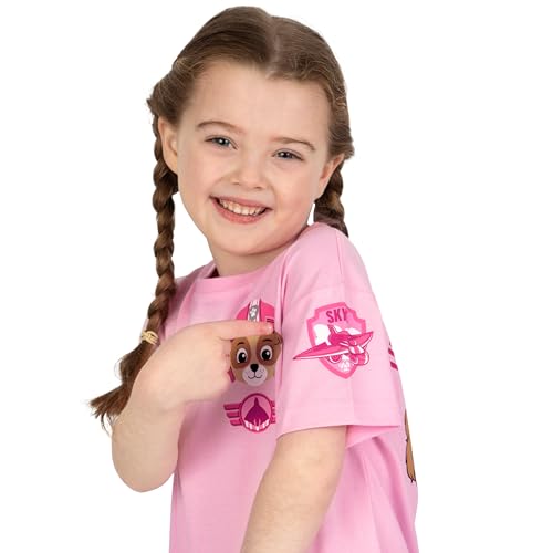 Paw Patrol Shirt | Girls Short Sleeve Shirt | Skye Girls Tops | Skye Kids Tshirt3