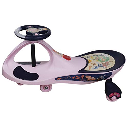 Image of Toyzone Tom & Jerry Premium Magic Car-51619 | Ride-on Car | Push Car | Swing Car | Comfortable & Durable Seats | Elegant Design | Twister Ride on | Magic Toy Car | for Kids Age 2+Swing Car |