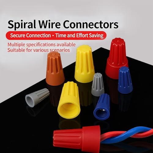 Conectores de tuercas de alambre y tapa prensada para conectores rápidos de cables eléctricos 2