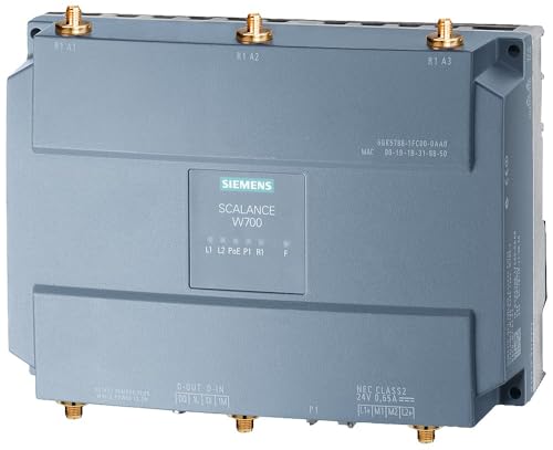 Siemens SCALANCE W788 2 Punto de acceso inalámbrico, 450 Mbit/s 2 puertos M12 10/100 Mbit/s 2,4/5 GHz IEEE 802.11 a/b/g/n