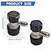 R134a Quick Coupler Set for Car AC, Adjustable High Low Side Adapter Tool with Pure Copper Construction and Leak-Proof O-Rings for R1234yf Conversion Service Kit