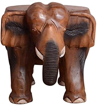 WYBW Minimalist Fashion Creative Small Animal Elephant Stool Kids Adult Doorway Shoe Changing Stool for Home/Office/Living or Bedroom Decor Casual/14 Inches