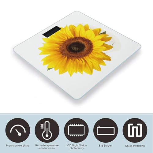 Báscula Digital de Baño Inteligente con Vidrio Templado miniatura 3
