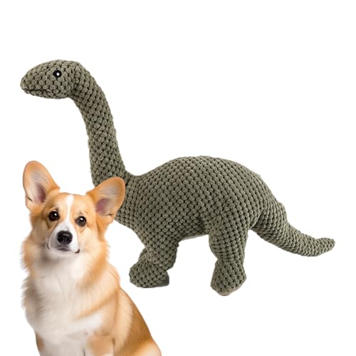 Mahnerop 犬用ぬいぐるみ噛むおもちゃ,動物形歯がためトイ キュー音付きプラッシー,耐咬性歯磨きアクセサリー | 室内 ベランダ 公園 遊び時間 アクティビティ おもちゃ