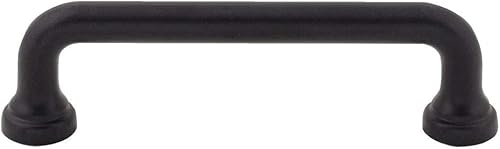 Atlas Homewares A641-BL Manija de la colección Malin de 3-34 pulgadas (3.780 in), negro mate disponible en Yaxa Peru