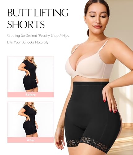 MERYOSZ Shapewear Shorts Tummy Control Underwear Butt Lifting Panties Shapewear High Waisted Faja Body Shaper Girdle4
