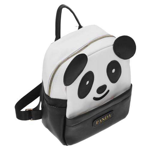 NOLITOY Mochila Escolar Grande con Diseño de Panda para Niñas Mochila de Viaje Ligera con Correas Ajustables Material Duradero y Transpirable Bolso de Hombro Portátil Negro