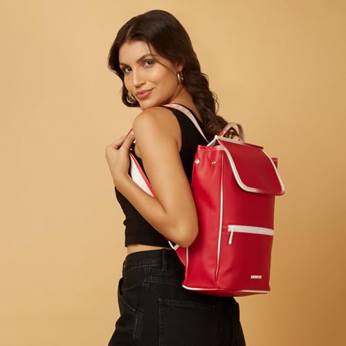 Image of Caprese Vivian Fashion Backpack Large Bag for Women | Stylish and Functional Design with Adjustable Strap | Perfect for Daily Use, Travel, and School | Ideal for Students and Professionals