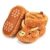 Baby Booties Highland Cow Baby Shoes Animal Unisex Newborn Infant Slippers for Toddler Infant Boy Girl