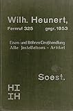  Sanitäre Artikel - Gas-, Siede- und Gußrohre, Fittings, Zink-, Kupfer- und Messingbleche, Heizungs- und Dampfarmaturen, Kanalartikel für Hof- und Straßenentwässerung (Katalog)
