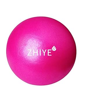 ZHIYE Pilates Yoga Ball Exercise Ball Core Fitness Bender, Yoga, Stability, Barre, Training Physical Therapy Anti-Slip Swiss Ball Gym Home