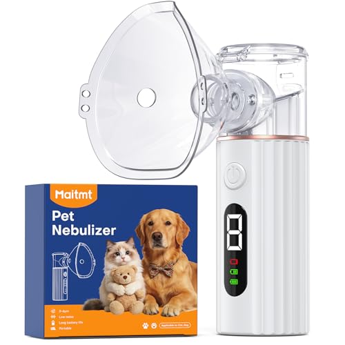 Maitmt Cat Nebulizer for Breathing Problems, Low-Noise pet Spray, Suitable for Cats and Dogs (Small Cats and Small Dogs)