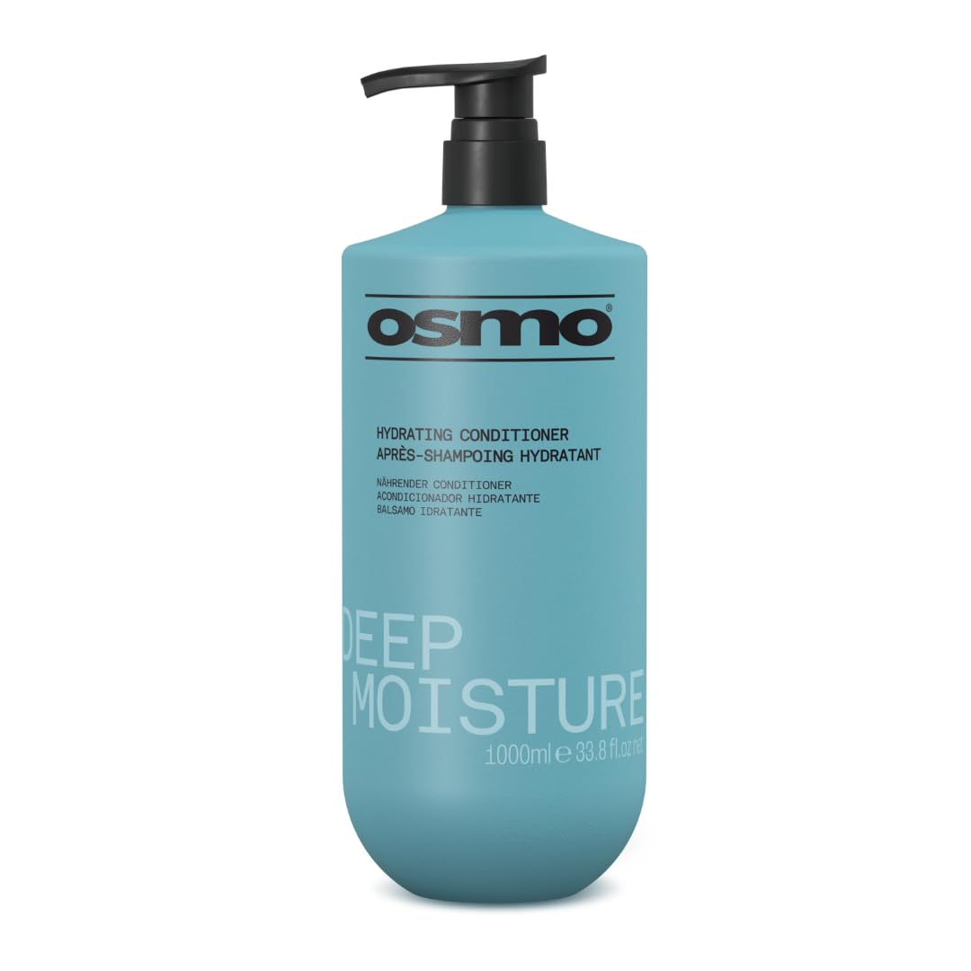 OSMO Deep Moisture Conditioner | Keratin Complex & Pataua Oil | Deep Hydration | Dry, Damaged & Coloured Hair | 1000ml